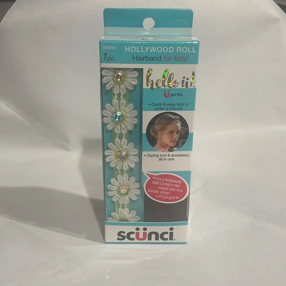 NWT NIB SCUNCI HAIRBAND HOLLYWOOD ROLL - Picture 5 of 6